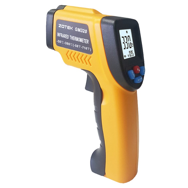 ZOTEK GM320 Industrial Handeld Digital Infrared Thermometer -50°C~380°C-4