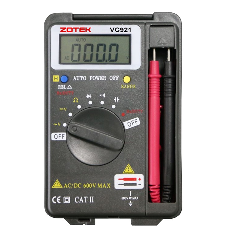 ZOTEK VC921 Auto-Ranging Digital Multimeter - Black-2