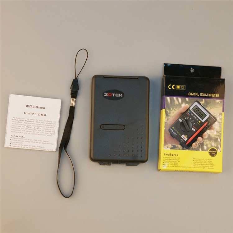 ZOTEK VC921 Auto-Ranging Digital Multimeter - Black-6
