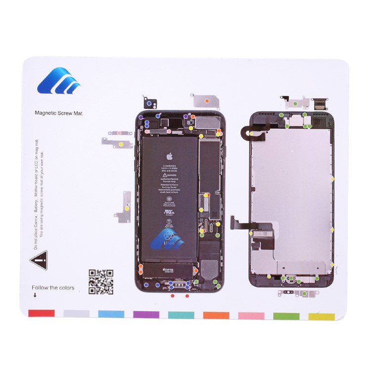 Magnetic Screw Keeper Mat Helping Repair Tool for iPhone 7 Plus 5.5 inch-1