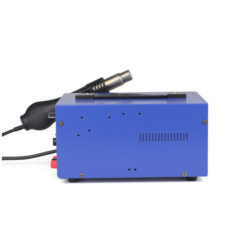 YIHUA 853D 2A USB 3-In-1 4-LED Soldering Rework Station Hot Air Gun with Power Supply - CN Plug / AC 220V-3