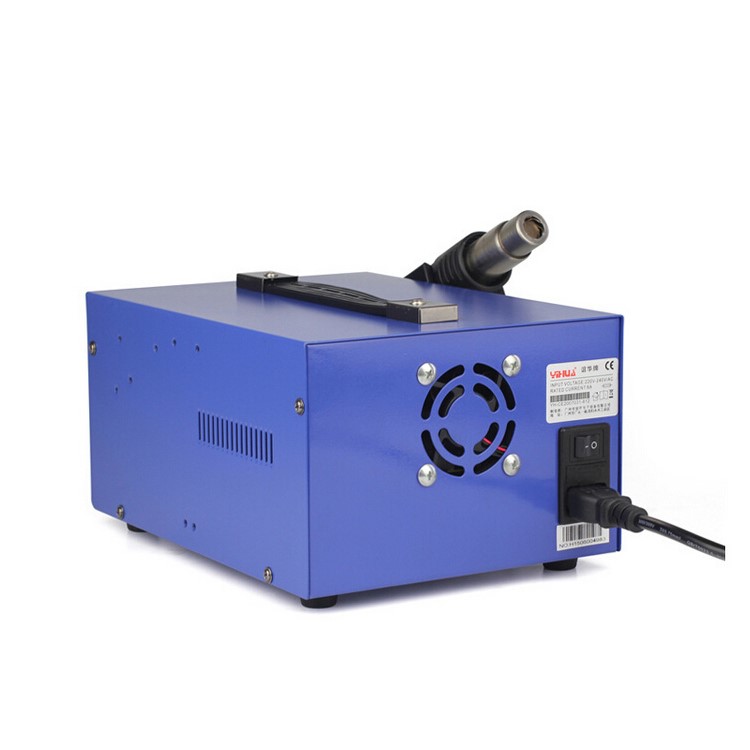 YIHUA 853D 2A USB 3-In-1 4-LED Soldering Rework Station Hot Air Gun with Power Supply - CN Plug / AC 220V-4