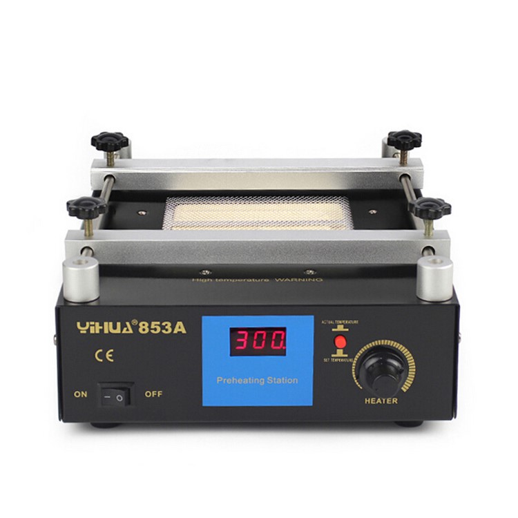 YIHUA 853A 110V High Power ESD BGA Rework Station PCB Preheat and Desoldering IR Preheating Station CN Standard Plug-2