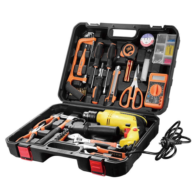 SOLUDE 54PCS Multifunctional Household Hardware Repair Tool Kit (ST-054) - EU Plug-1