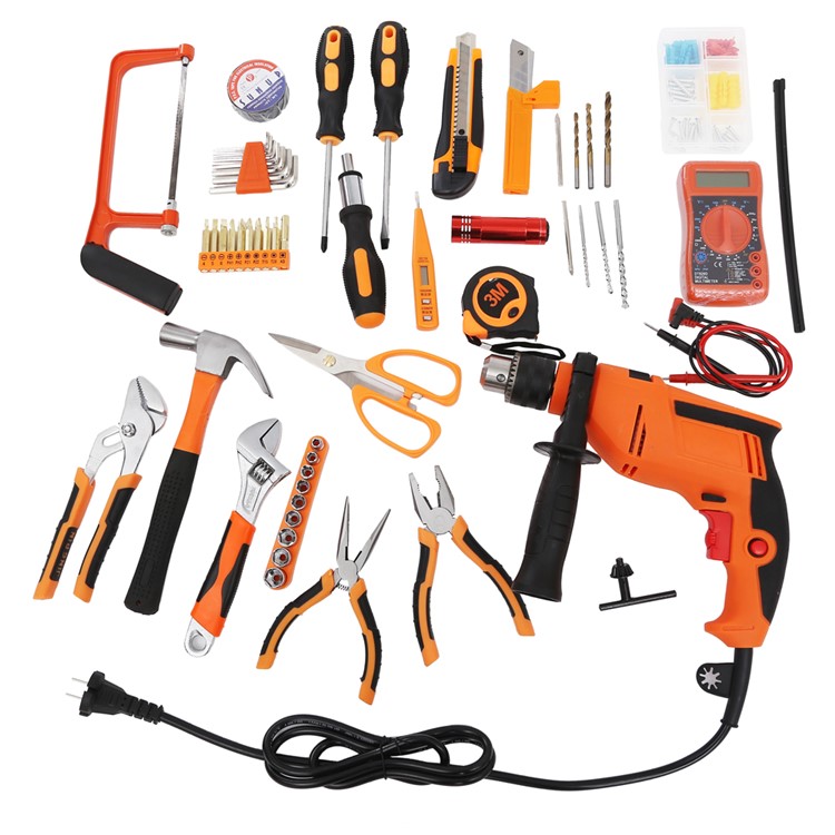 SOLUDE 54PCS Multifunctional Household Hardware Repair Tool Kit (ST-054) - EU Plug-2