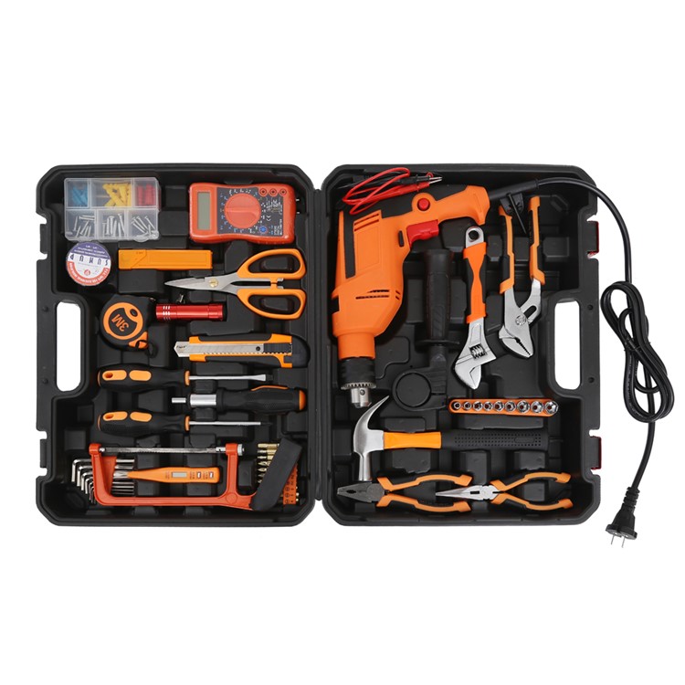 SOLUDE 54PCS Multifunctional Household Hardware Repair Tool Kit (ST-054) - EU Plug-4