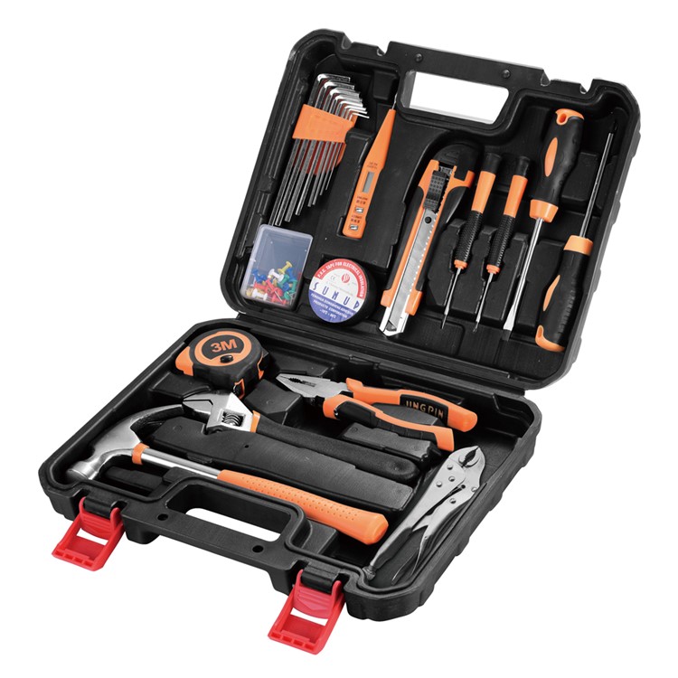 SOLUDE 21Pcs Multifunctional Household Hardware Tool Set with Toolbox (STT-21D)-1