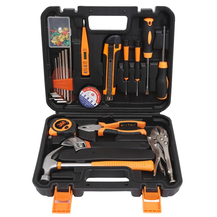 SOLUDE 21Pcs Multifunctional Household Hardware Tool Set with Toolbox (STT-21D)-4