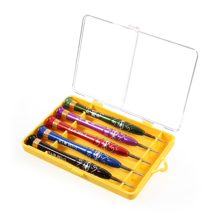 5en1 Tournevis de précision Outil Réparation téléphone 5in1 Torx cruciforme plat