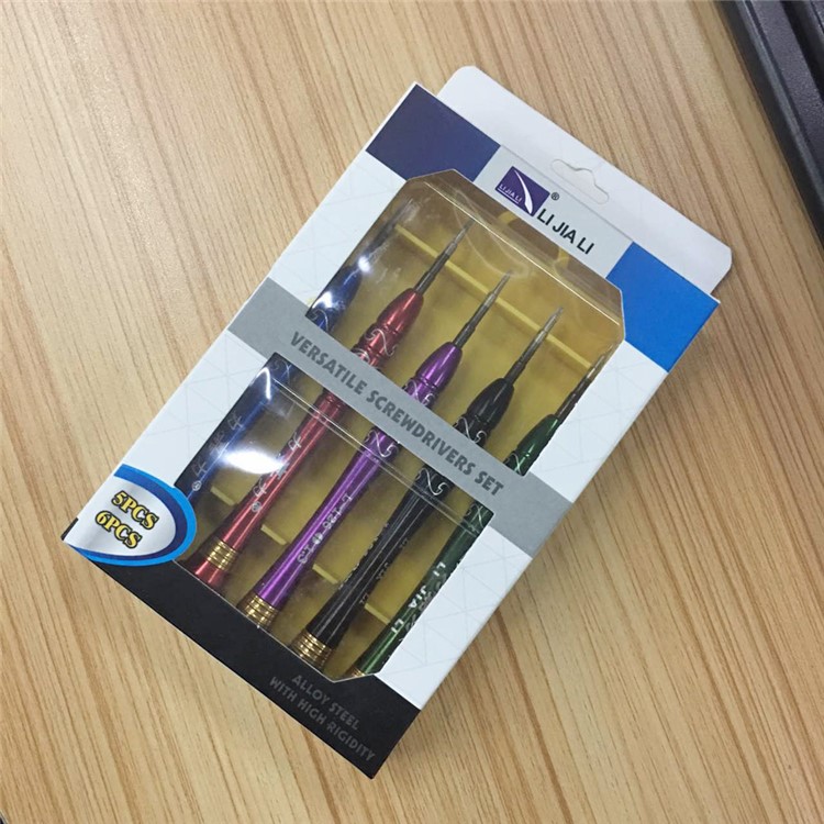 LIJIALI L-126 5-In-1 Screwdriver Set for Cell Phone Watch-7