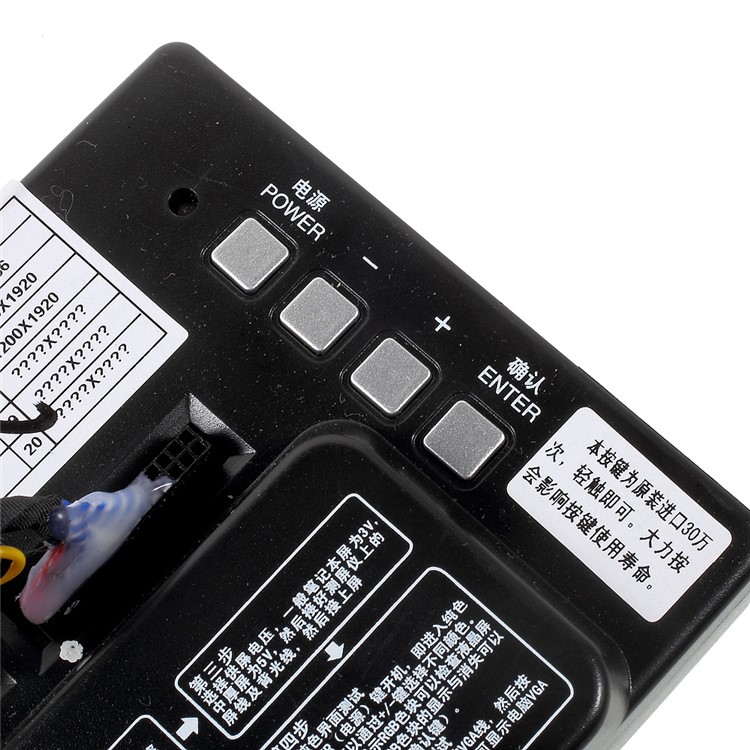 LCD Touch Screen Digitizer Tester with PCB Boards for iPad Mini 1 - Black / CN Plug-9