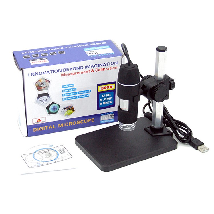 ANDONSTAR 1X-500X USB Digital Microscope Camera Magnifier Microscope Endoscope with Observation Stand-2