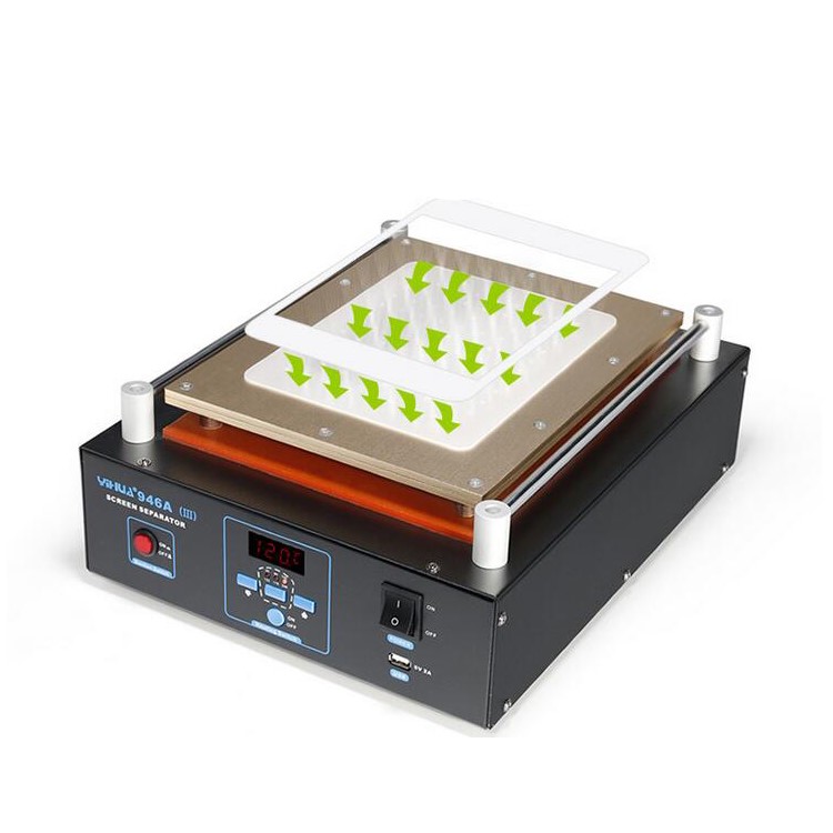 YIHUA 946A-III LCD Touch Screen Glass Separating Machine Vacuum Separator for Tablets under 12 Inch - 110V / CN Plug-2