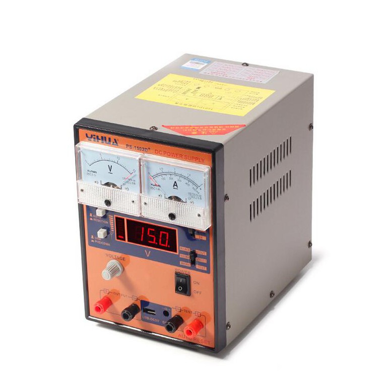 AC110V YIHUA 15V 2A DC Power Supply with LED Display for Repair Cellphone and Laptop-3