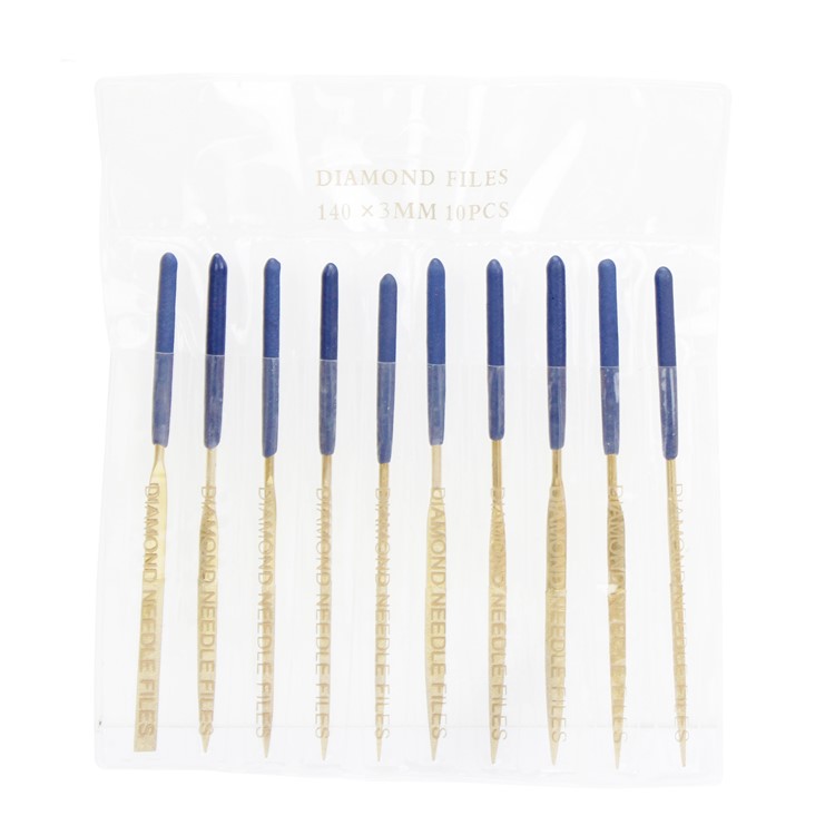 10-in-1 Gold Electroplating Needle File Precision Tool Set-6