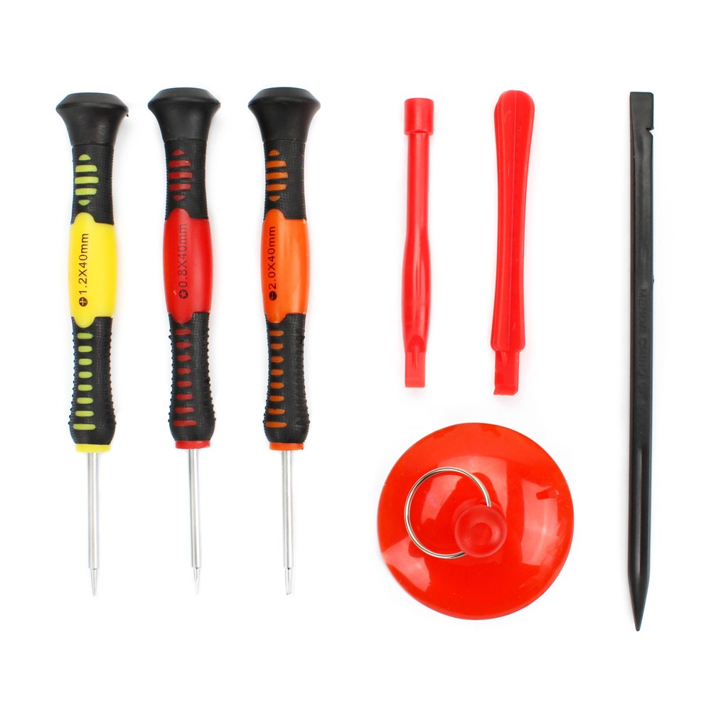 JF-876 7-in-1 Screwdriver Pry Tool Disassemble Opening Repair Kit for iPhone Samsung-2