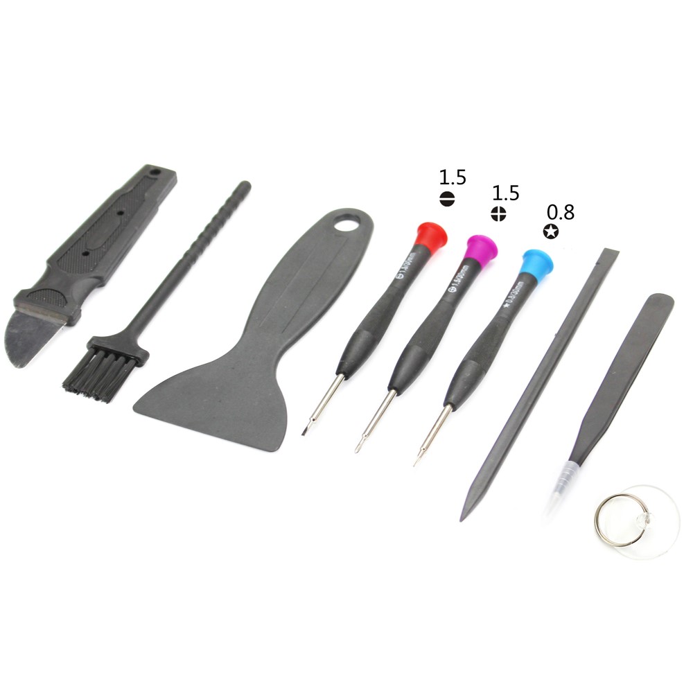 JF-876 9-in-1 Screwdriver Pry Disassemble Opening Tool Kit for iPhone Samsung-1