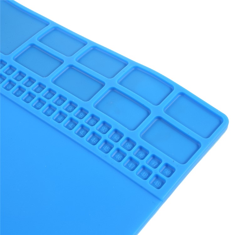 W211 Soft Magnetic Heat Insulation Repair Platform Mat Pad - Blue-2