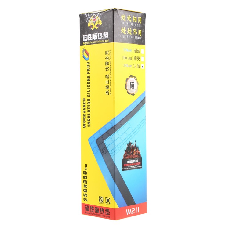 W211 Soft Magnetic Heat Insulation Repair Platform Mat Pad - Blue-5
