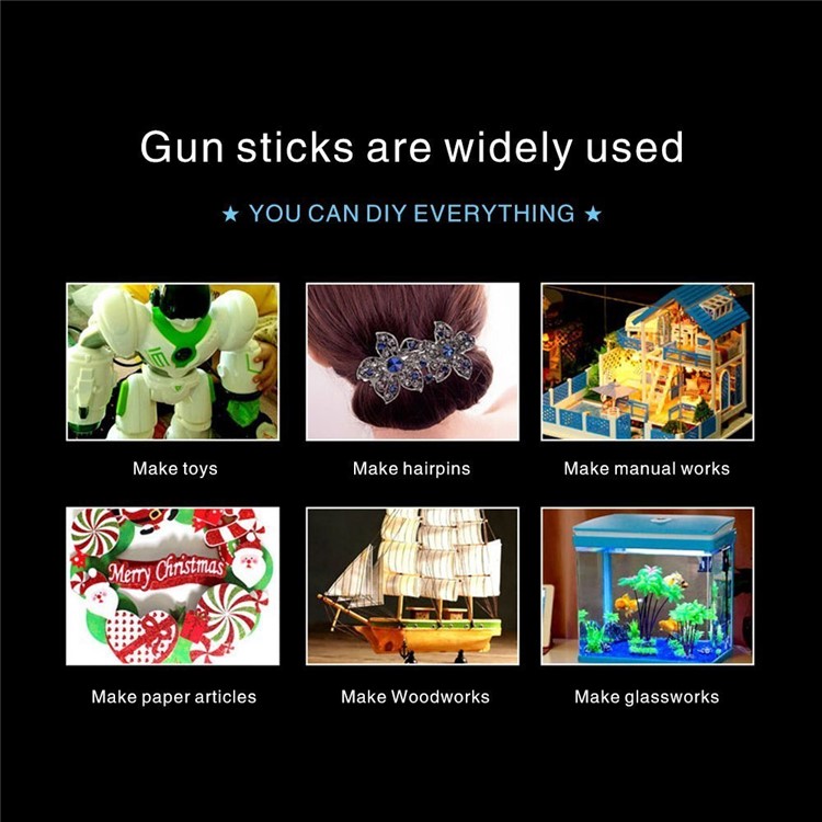 30PCS/Lot Hot Glue Gun Sticks, Size: 11 x 270mm-11