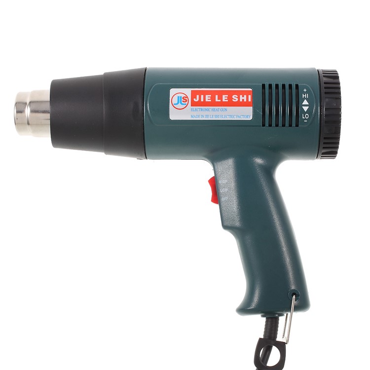 JLS-802 1800W 220V Adjustable Temperature Electronic Heat Gun for Crafts, Shrink Tubing, Repair - CN Plug-1