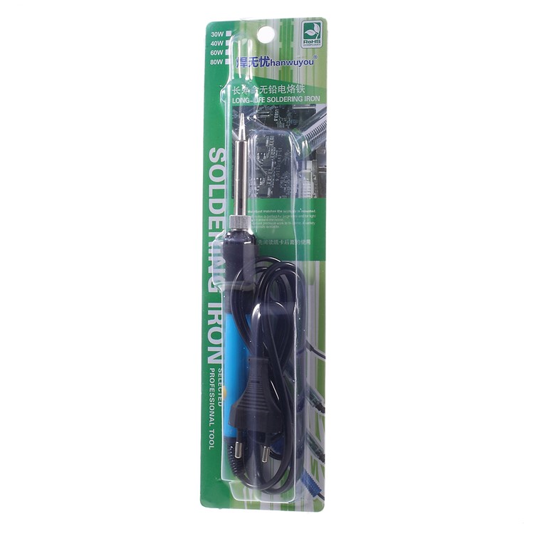933 110V 60W Pencil Type Professional Adjustable Temperature Welding Soldering Iron Tool - EU Plug-6