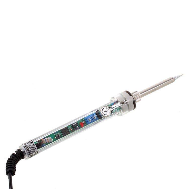 907 220V 60W Pencil Type Professional Adjustable Temperature Welding Soldering Iron Tool - CN Plug-3