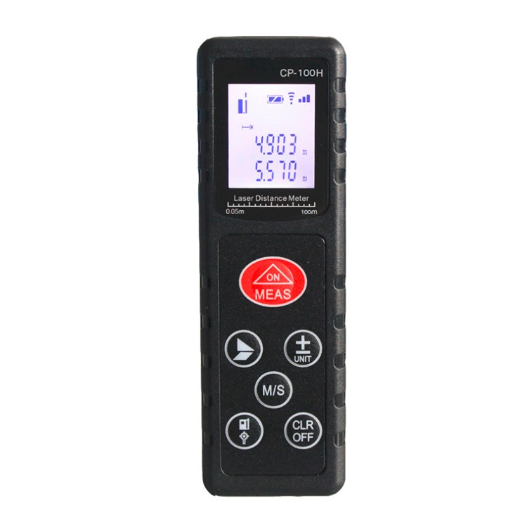 CP-100H Mini 100M Handheld Digital Laser Distance Meter Diastimeter for Construction Industries - Black-8