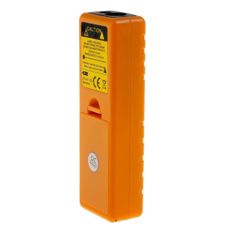 CP-100H 100M Handheld Digital Laser Distance Meter Measure Test Tool for Construction Industries - Yellow-3