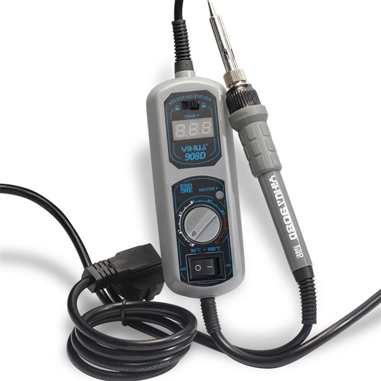 YIHUA 908D LED Display Soldering Station Welding Rework Repair Kit - CN Plug / 220V-3