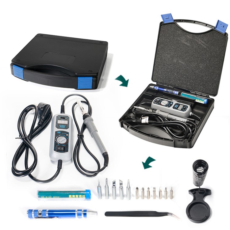 YIHUA 908D LED Display Soldering Station Welding Rework Repair Kit - CN Plug / 220V-4