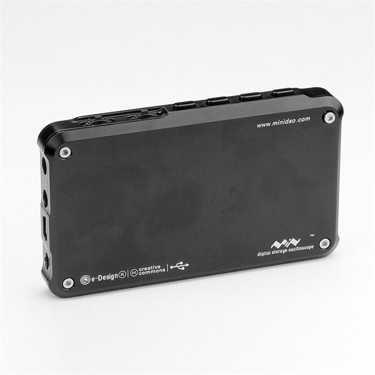 DS203 Portable 3-inch LCD Display Touch Screen 4 Channel Digital Storage Oscilloscope - Black-5