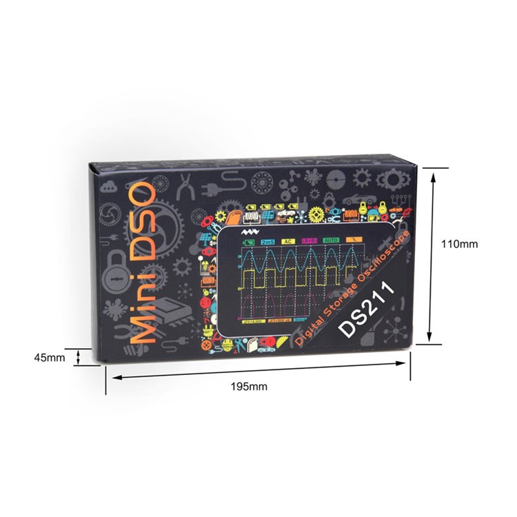 DS211 Mini DSO Digital Storage Oscilloscope 2.8 inch TFT LCD-11