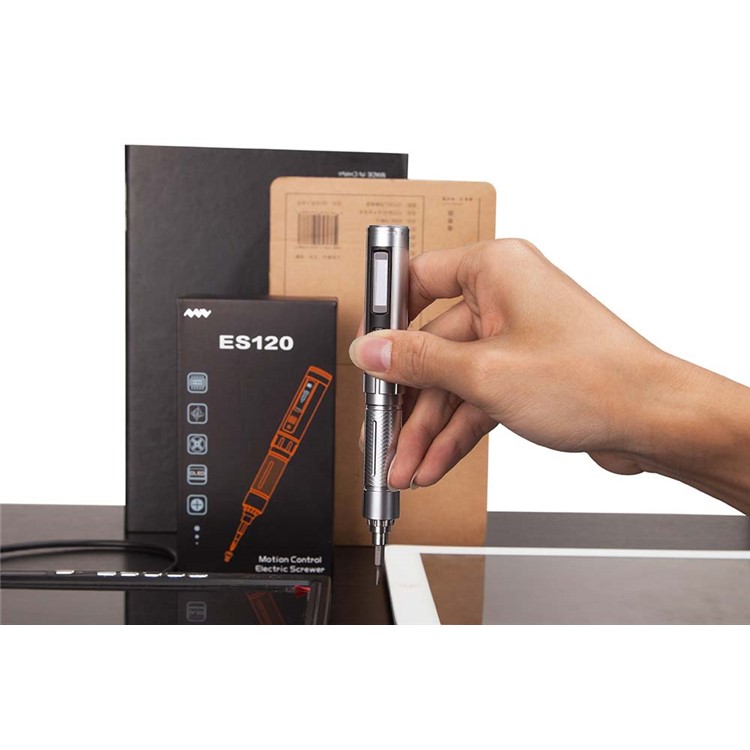 ES120 Precision Motion Control Cordless Electric Power Screwdriver with PH00 SL2 Bits-16