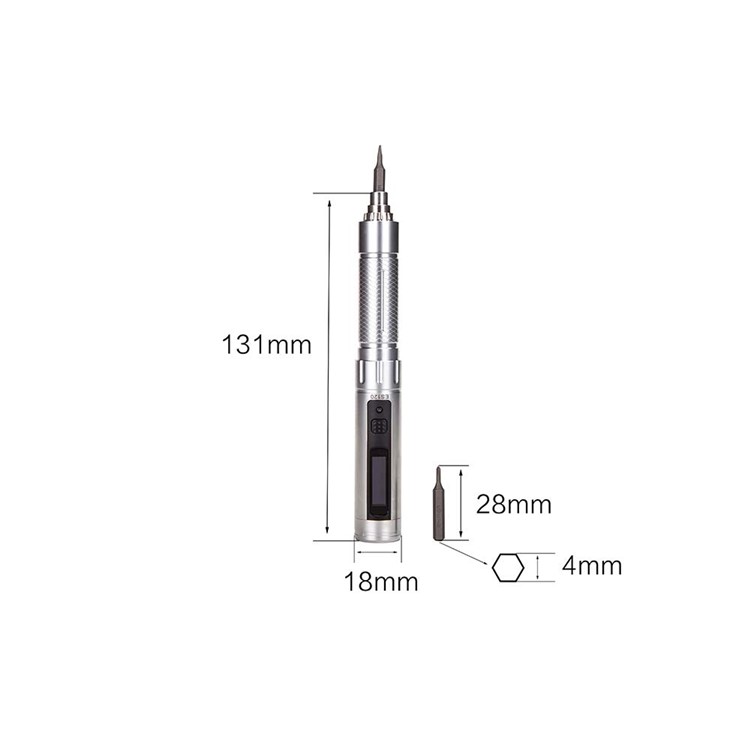 ES120 Precision Motion Control Cordless Electric Power Screwdriver with PH00 SL2 Bits-5