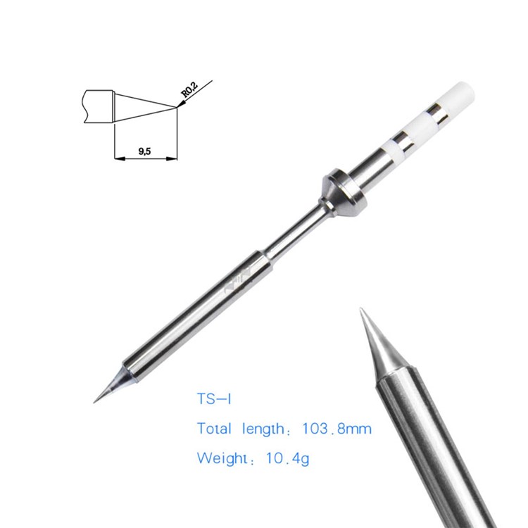 TS100 Professional Electric Soldering Iron Set LCD Display Temperature Adjustment B2/BC2 Double Tip-22