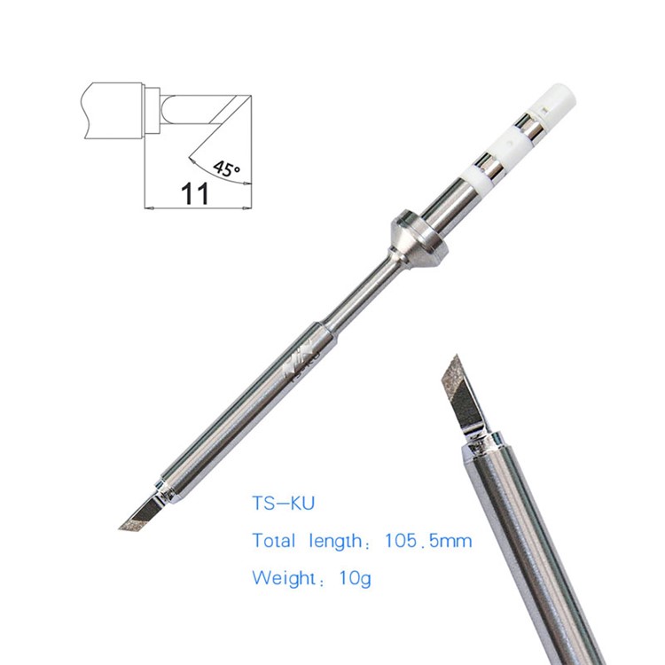 TS100 Professional Electric Soldering Iron Set LCD Display Temperature Adjustment B2/BC2 Double Tip-26