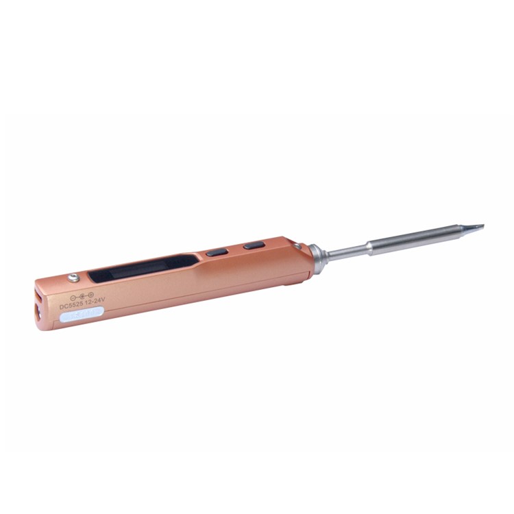 TS100 Professional Electric Soldering Iron Set LCD Display Temperature Adjustment B2/BC2 Double Tip-4