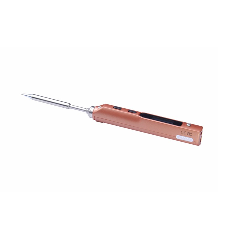 TS100 Professional Electric Soldering Iron Set LCD Display Temperature Adjustment B2/BC2 Double Tip-5
