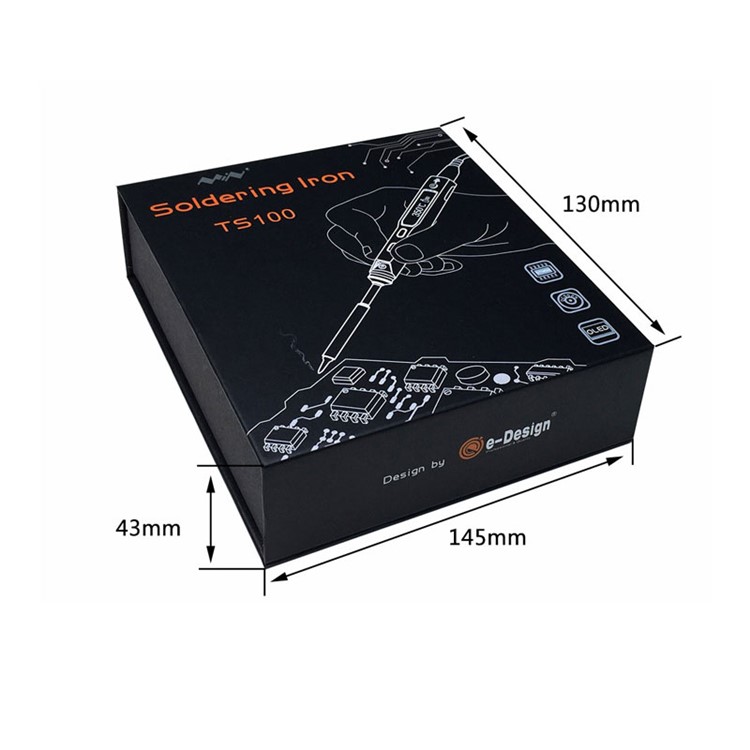 TS100 Professional Electric Soldering Iron Set LCD Display Temperature Adjustment B2/BC2 Double Tip-7