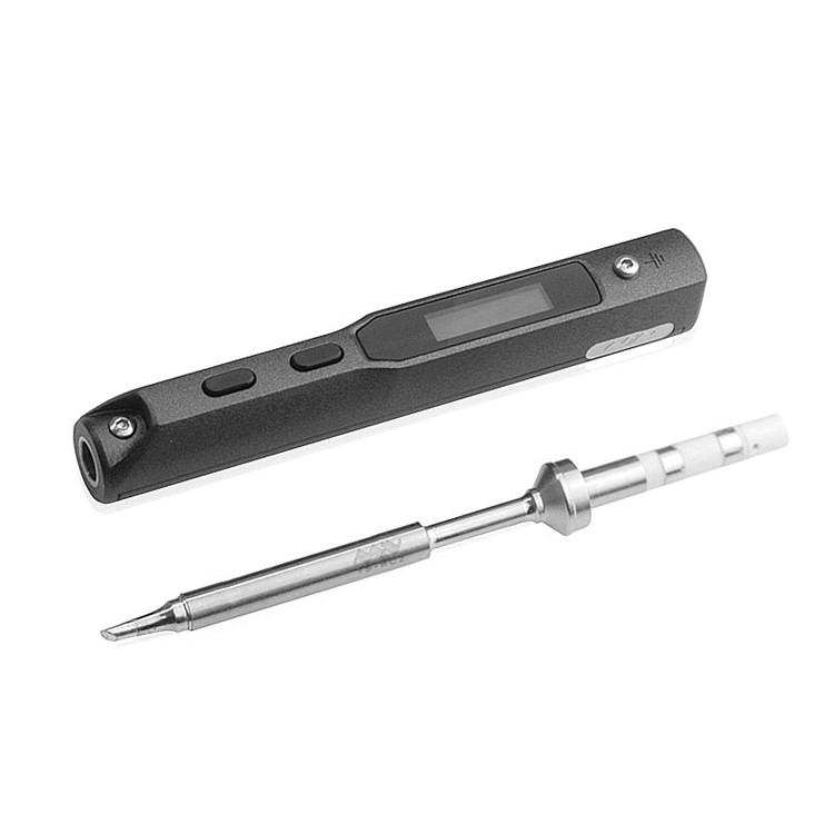 TS100 Mini Electric Soldering Iron Set LCD Display Temperature Adjustment BC2 Tip-9