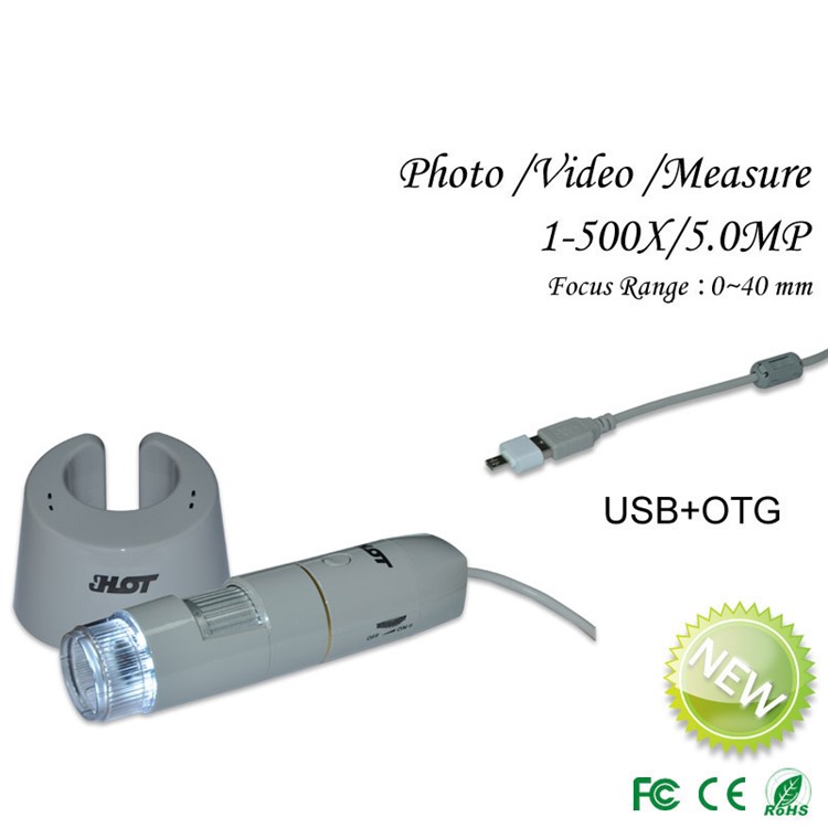 HOT HT-80PS LED Torch Battery Polarization Microscope Digital Super Camera Polarized Smart Gear with Base-2