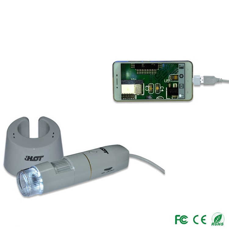 HOT HT-80PS LED Torch Battery Polarization Microscope Digital Super Camera Polarized Smart Gear with Base-7