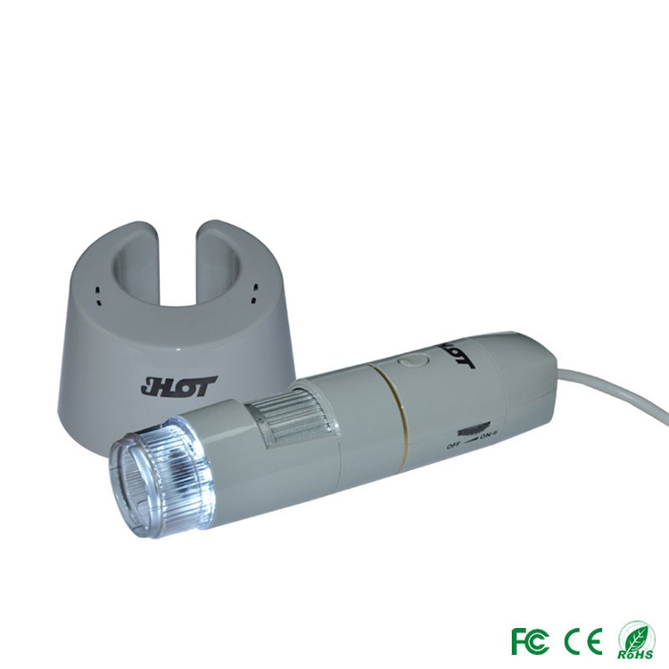 HOT HT-80PS LED Torch Battery Polarization Microscope Digital Super Camera Polarized Smart Gear with Base-8