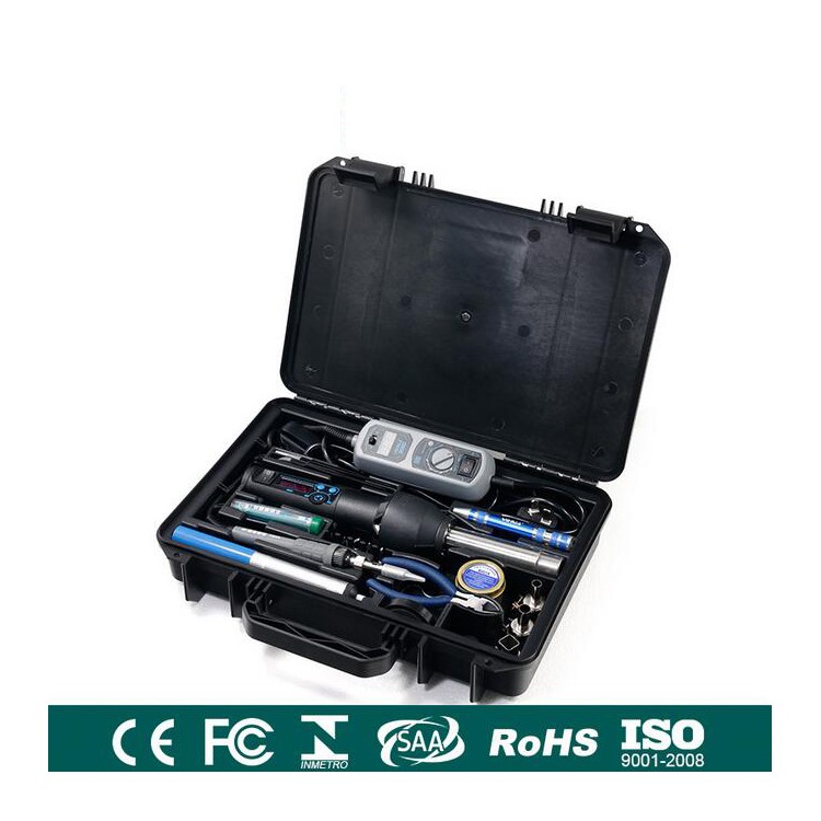 YIHUA 27-in-1 Household Digital Soldering Iron and Hot Air Gun Rework Station Tool Kit - 110V-1
