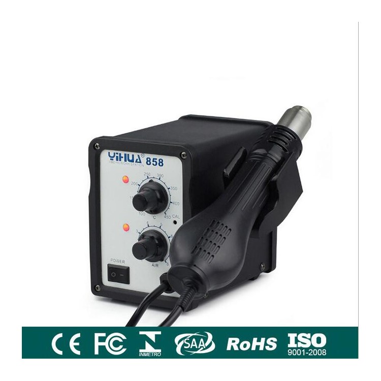 YIHUA 858 Hot Air Gun SMD Rework Station Iron Solder Soldering Tool - 110V-1