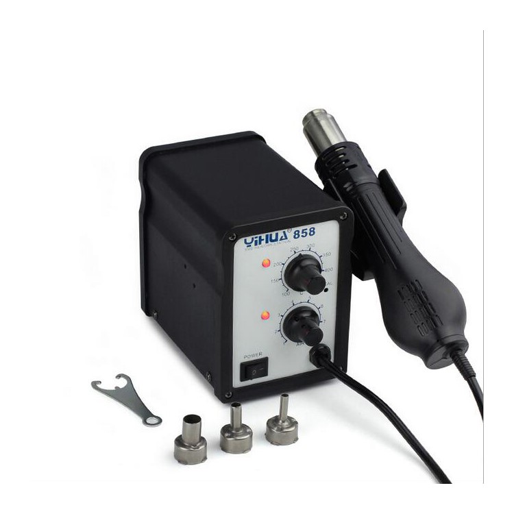 YIHUA 858 Hot Air Gun SMD Rework Station Iron Solder Soldering Tool - 110V-3