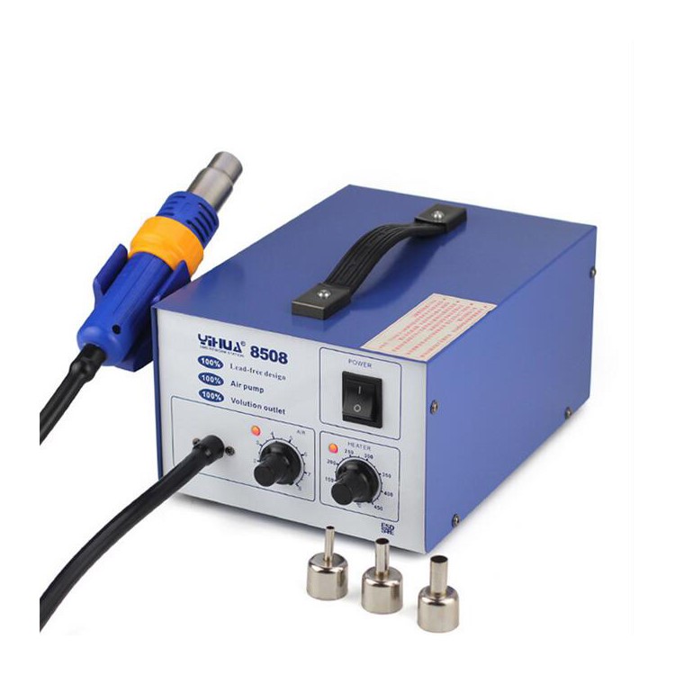 YIHUA 8508 Temperature Controlled Air Soldering Station with Silicone Line - 110V-3