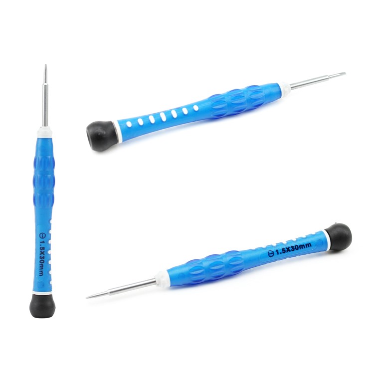 Professional 1.5x30mm Slotted Screwdriver Repair Tool Non-slip Handle-1