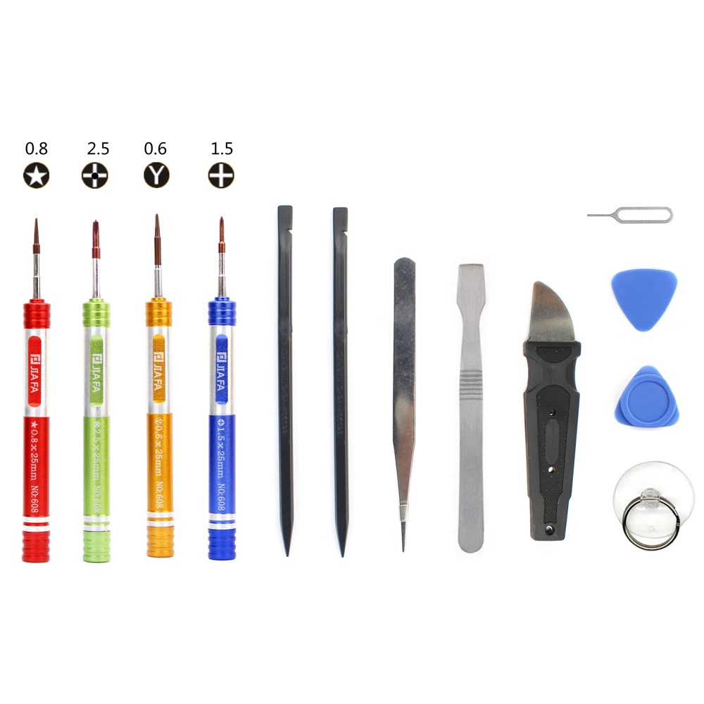 JF-878 Professional 13-in-1 Screwdriver Set Abertura Reparação Kit De Ferramentas